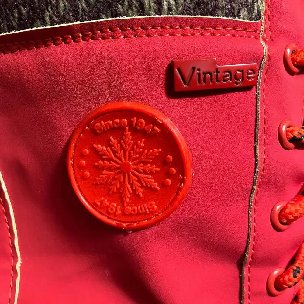 Vintage red winter